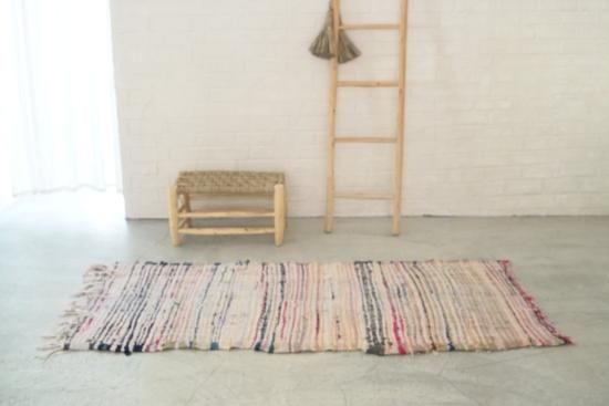 モロッコ　ヴィンテージボシャルウィットラグ モロッコヴィンテージラグ・ボシャルウィット／G｜オルネ ド