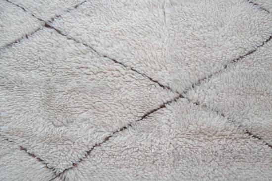 ベニムーリルト210x145 brown line - &MOROCCO モロッコラグの通販