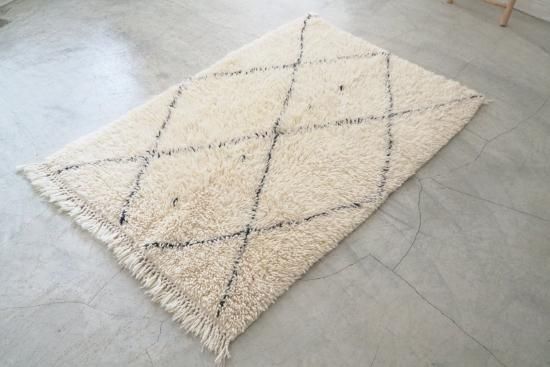 モロッコ ベニワレン Beniourain ラグ 約118×160cm 15%OFF】ベニワレン Beni Ouaren モロッコ エリアラグ