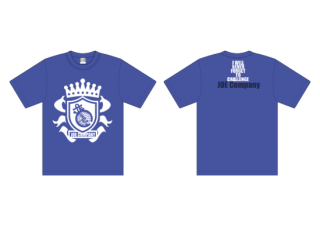 JOE Company Tシャツ　エンブレムタイプ　【ブルー】【S/M/L】