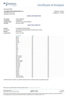 COA 使用原料成分表 - tribal420meguro