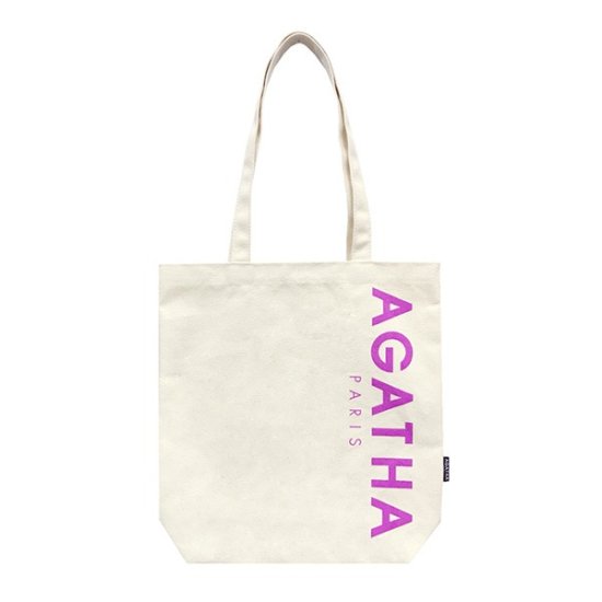 AGATHA（アガタ）AGTH002 ロゴ入りエコトートバッグB/パープル - Khemys_Shop