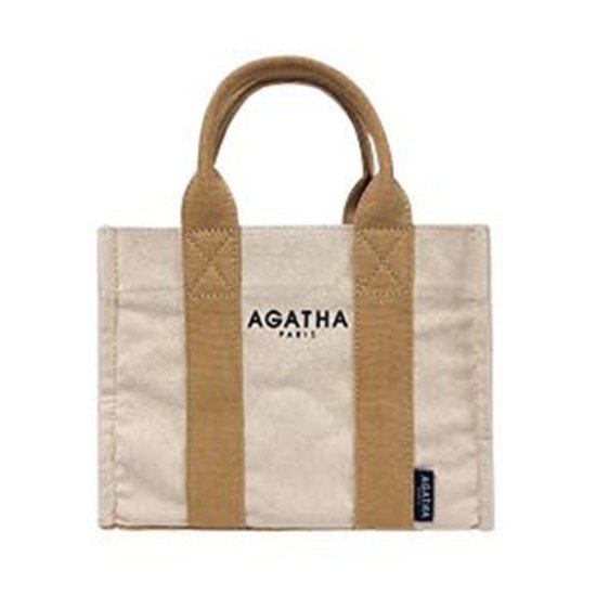 AGATHA（アガタ）AGT192-508 スクエアタンブラートートM/ベージュ - Khemys_Shop