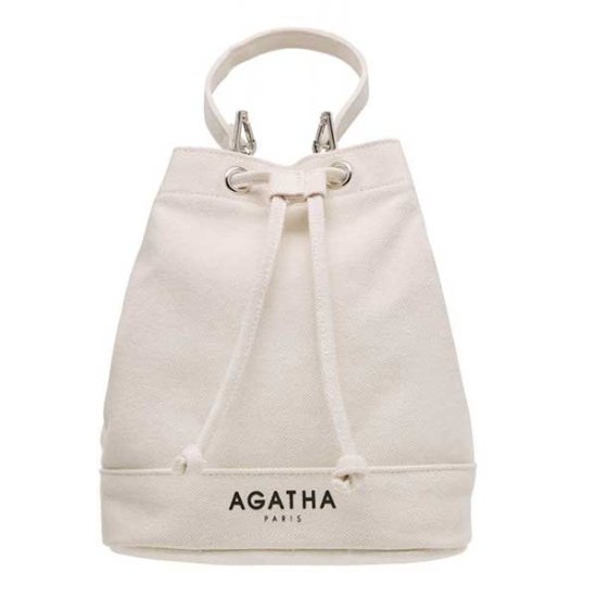 レディースファッション バッグ WEB限定デザイン AGATHA（アガタ）AGT202-521 キャンバス生地の巾着型 