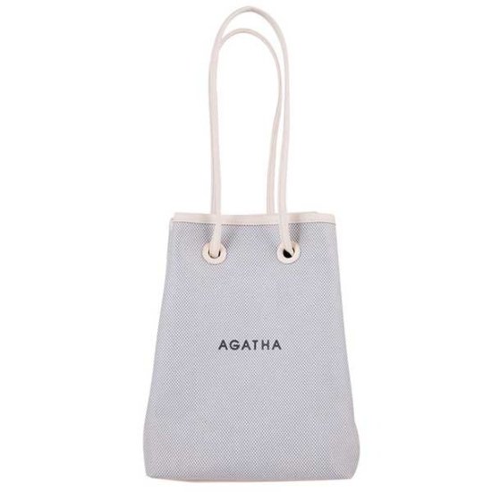 AGATHA（アガタ）AGT212-543 スリムデザインガーデンバケットトートバッグ ブルー - Khemys_Shop