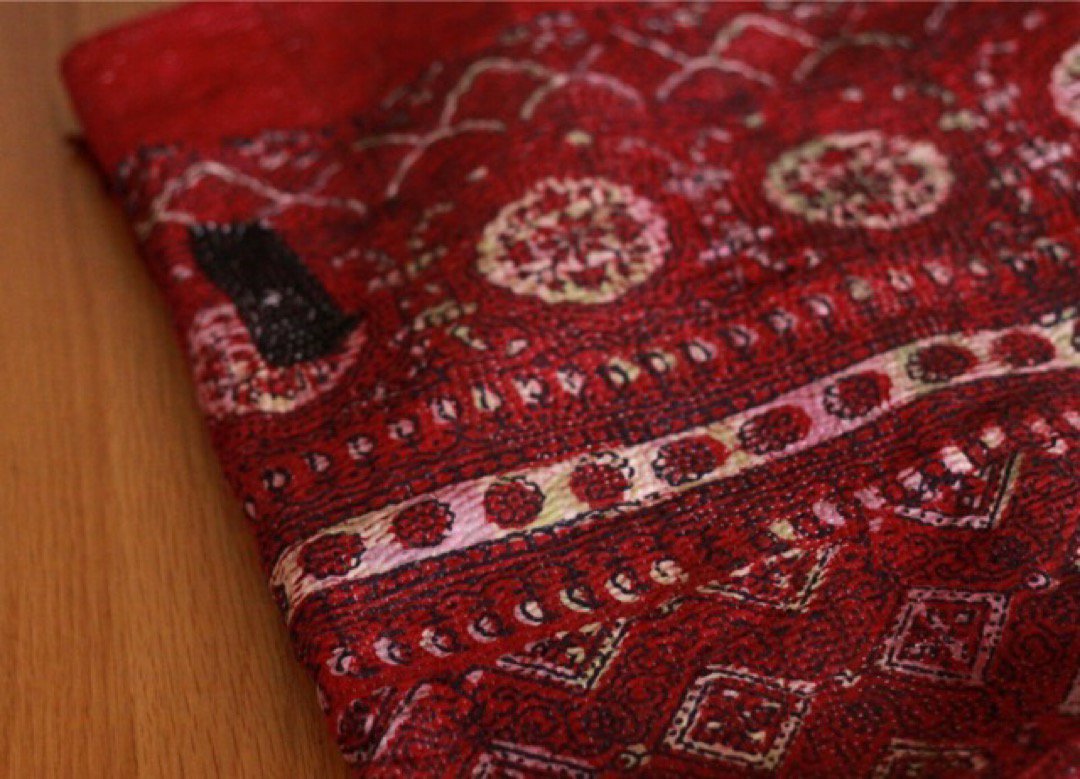 Vintage Kantha Quilt 218×159 - カンタキルト ラリーキルト インド 