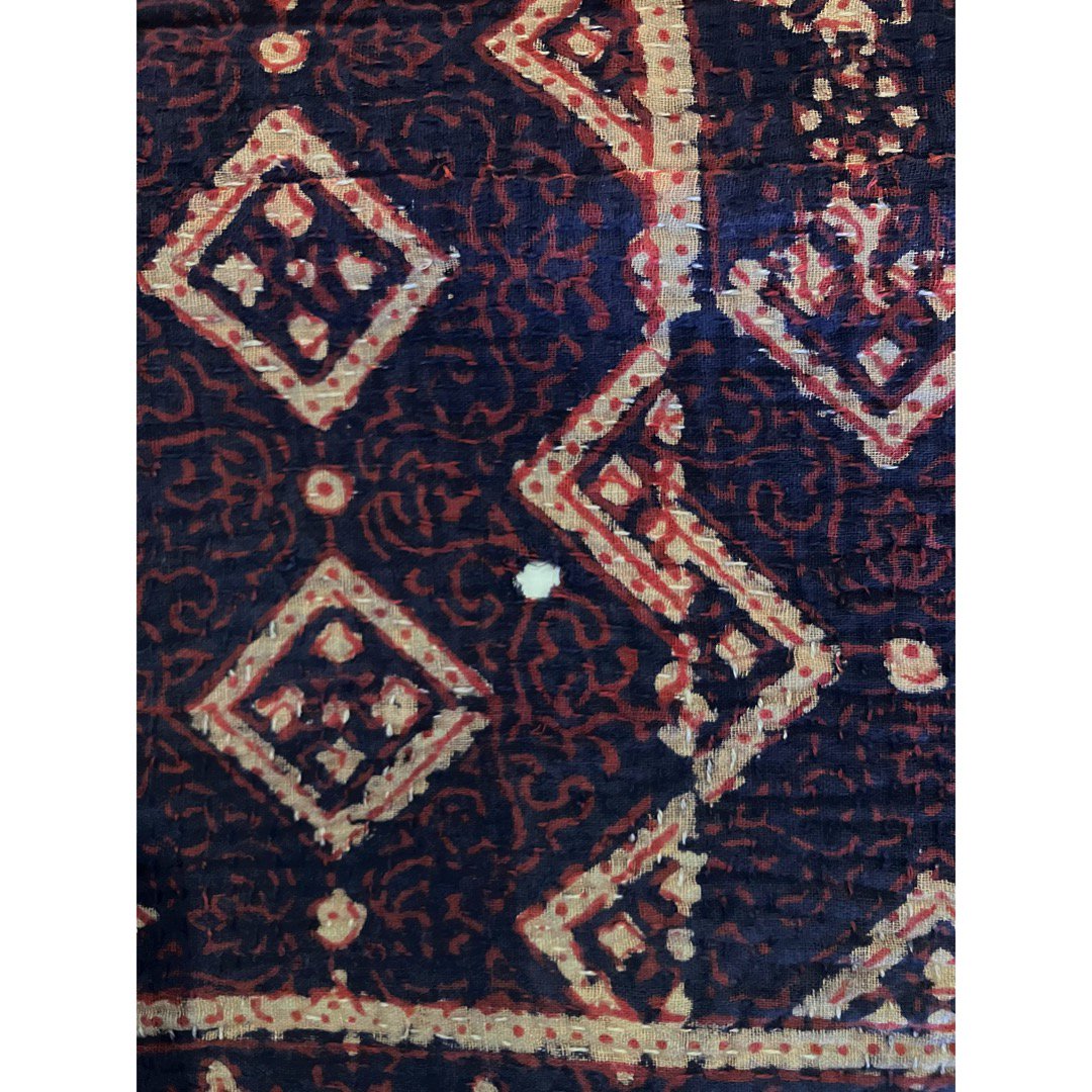 Vintage Kantha Quilt 206×116 - カンタキルト ラリーキルト インド 