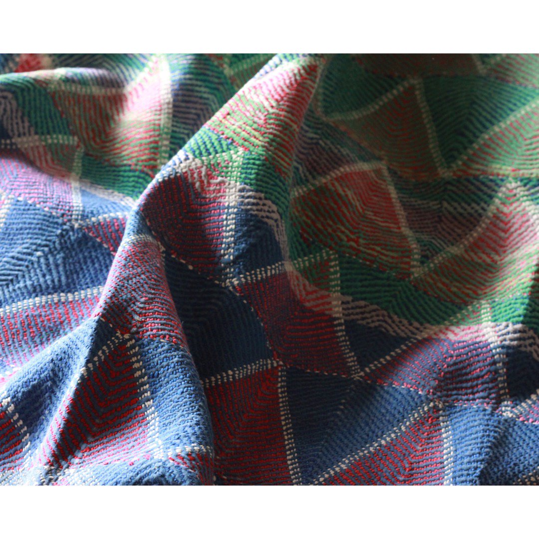 Vintage Kantha Quilt　199×120 - カンタキルト ラリーキルト インド刺繍キルト通販専門店 【A Little Fable】