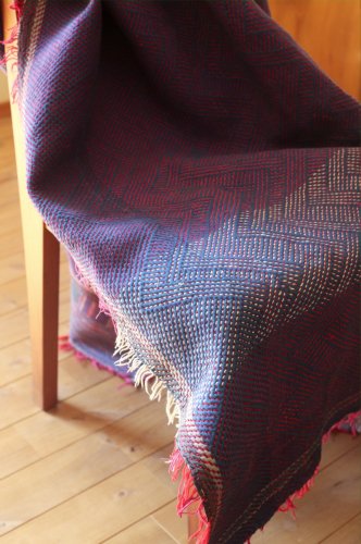  E ڡ Vintage Kantha Quilt185104