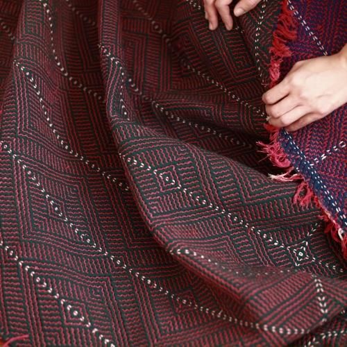 Vintage Kantha Quilt - 厚地 - - VINTAGE KANTHA QUILT STORE