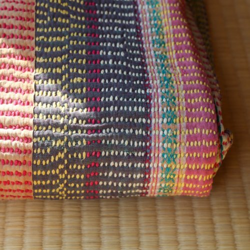 Vintage Stripe Kantha quilt 187130
