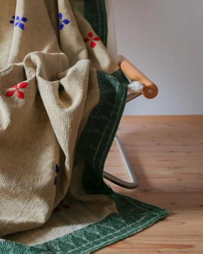 Vintage Overdye Kantha Quilt198149