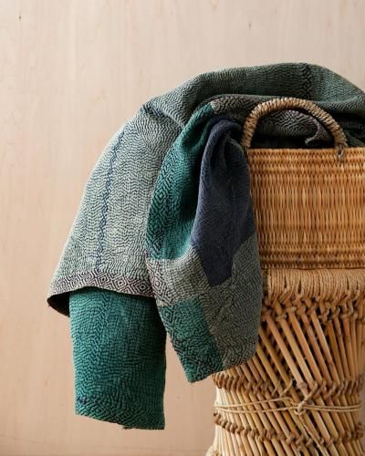 Vintage Overdye Kantha Quilt200131