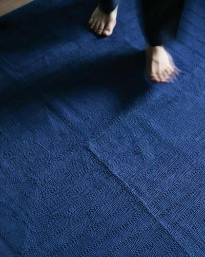 Vintage Indigo Kantha Quilt160120