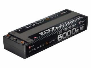 XPOWER R-SPEC Li-Po 7.4V 6000mAh LCG 100C/200C