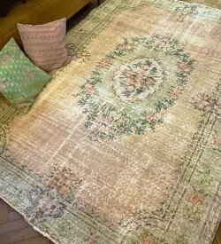 Vintage rug ヴィンテージラグ　トルコラグ　no.17 　185x275cm 送料無料