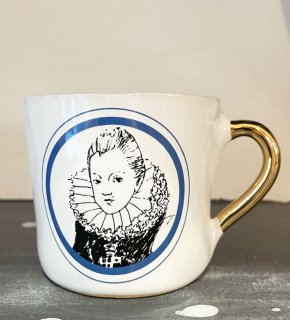 クーン・ケラミック　medium coffee cup　Anna von Osterreich(アンヌ・ドートリッシュ）H8xD9.5xW12.5cm