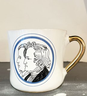 クーン・ケラミック　medium coffee cup　Brothers Grimm(グリム兄弟）H8xD9.5xW12.5cm