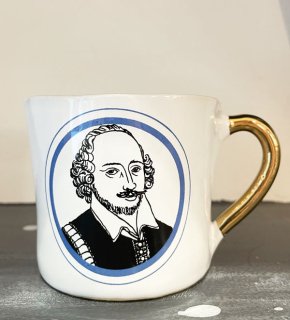 クーン・ケラミック　medium coffee cup　William Shakespeare(ウィリアム・シェイクスピア)H8xD9.5xW12.5cm