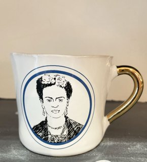 クーン・ケラミック　medium coffee cup　Frida Kahlo（フリーダ・カーロ）H8xD9.5xW12.5cm
