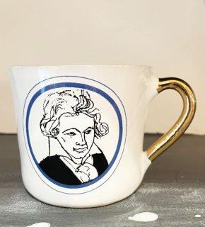 クーン・ケラミック　medium coffee cup　Ludwig van Beethoven（ベートーベン）　H8xD9.5xW12.5cm