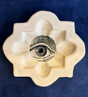 󡦥ߥåAshutray Round eye H1xD13xW14cm