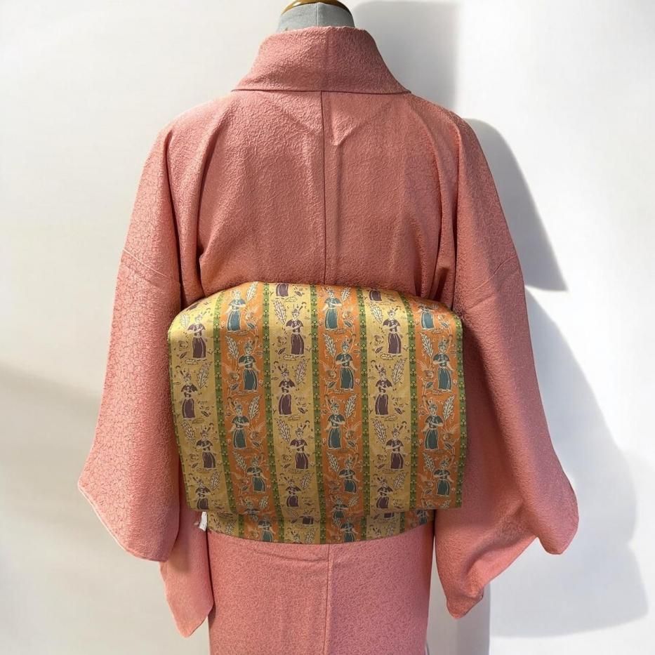 名古屋帯 瓜文様 和服帯 kimono obi 古典文様 名古屋帯 瓜文様 和服帯 kimono obi 古典文様