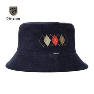 BRIXTON/ブリクストン GRAMERCY PACKABLE BUCKET HAT/バケットハット・Washed Navy