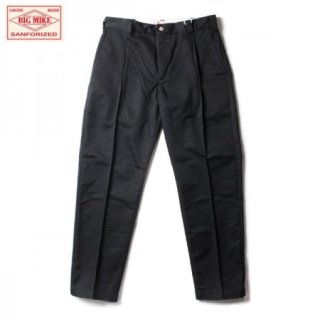 BIG MIKE/ӥåޥ PIN-TACK CHINO WORK PANTS/ԥ󥿥åΥѥġBLACK