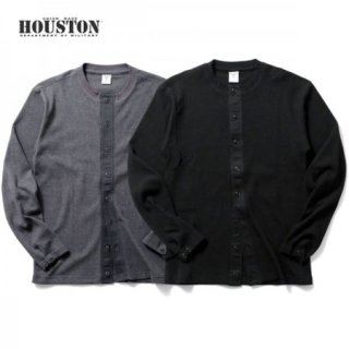 HOUSTON/ҥ塼ȥ WAFFLE FULL OPEN CREWNECK/ե륪ץ󥯥롼ͥåޥ롦2color