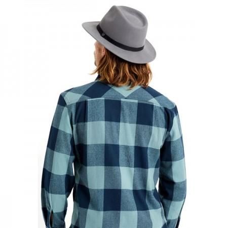 BRIXTON ブリクストン MESSER PACKABLE FEDORAハット Unisex Messer Fedora in Black – Brixton