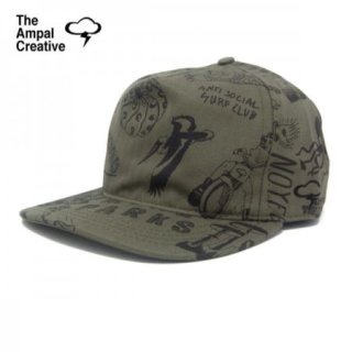 「MADE IN USA」THE AMPAL CREATIVE/ザ・アンパル・クリエイティブ DAY DREAM (DOODLE) Strapback