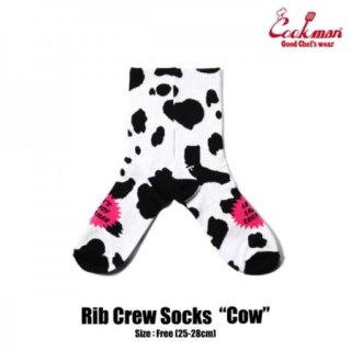 COOKMAN/åޥ Rib Crew Socks/åCow