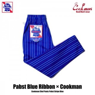 Pabst Blue Ribbon  Cookman/åޥ Chef Pants/եѥġPabst Stripe Blue