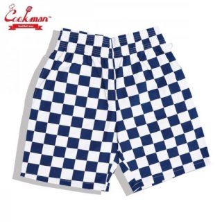 COOKMAN/クックマン Chef Short Pants/シェフショートパンツ・「Checker」 Navy