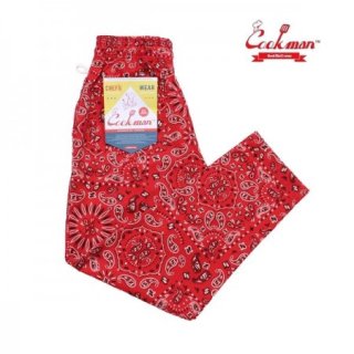 COOKMAN/åޥ Chef Pants/եѥġ Paisley Red