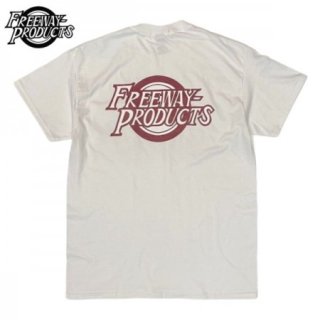 FREEWAY PRODUCTS/フリーウェイ・プロダクツ CIRCLE LOGO POCKET SS TEE/Tシャツ・WHITE