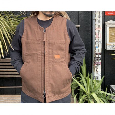 ブランド雑貨総合 UNCROWD RIB VEST アンクラウド ベスト - トップス