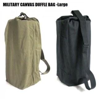 MILITARY CANVAS DUFFLE BAG - Large/ߥ꥿꡼åեХå(顼)2color