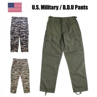 U.S. MILITARY B.D.U Pants/アメリカ軍BDUパンツ(レプリカ)・3color