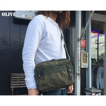 MILITARY SHOULDER BAG/ミリタリーショルダーバッグ・2color 