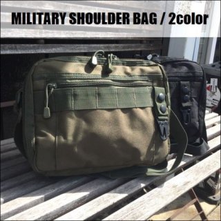 MILITARY SHOULDER BAG/ミリタリーショルダーバッグ・2color