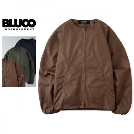 BLUCO WORK GARMENT/ブルコ CREW NECK JACKET/クルーネックジャケット 