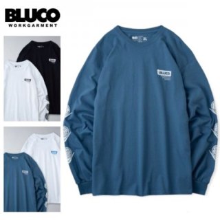 BLUCO WORK GARMENT/֥륳 PRINT LS TEES -Peace-/󥰥꡼T OL-900-0224color