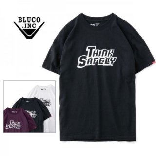BLUCO WORK GARMENT/ブルコ PRINT TEE’S -think safely-/Tシャツ OL-806-020・3color