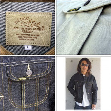 BLUCO WORK GARMENT/ブルコ 2015' RIDERS JACKET/LEE101タイプ