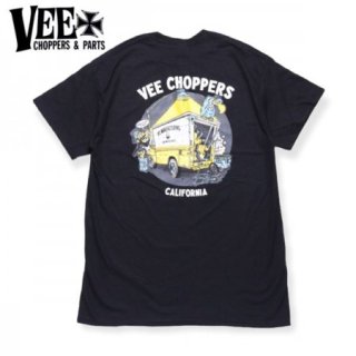 VEE CHOPPERS MFG / THE WHEELMAN SS TEEBLACK