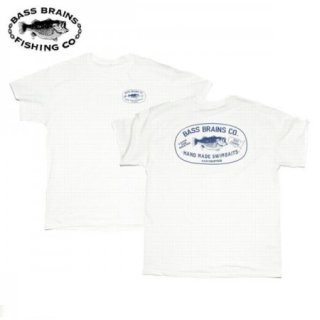 BASS BRAINS/Х֥쥤 CATCH AND RELEASE TEE/TġWHITE