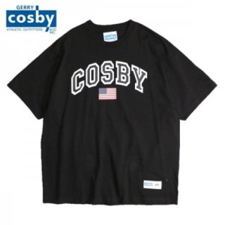 GERRY COSBY/꡼ӡ 80S LOGO CREW SS TEE/TġBLACK