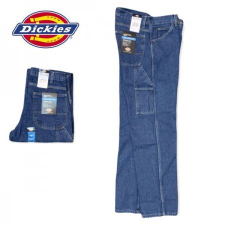 DICKIES/ディッキーズ Relaxed Fit Carpenter Heavyweight Denim Jeans 